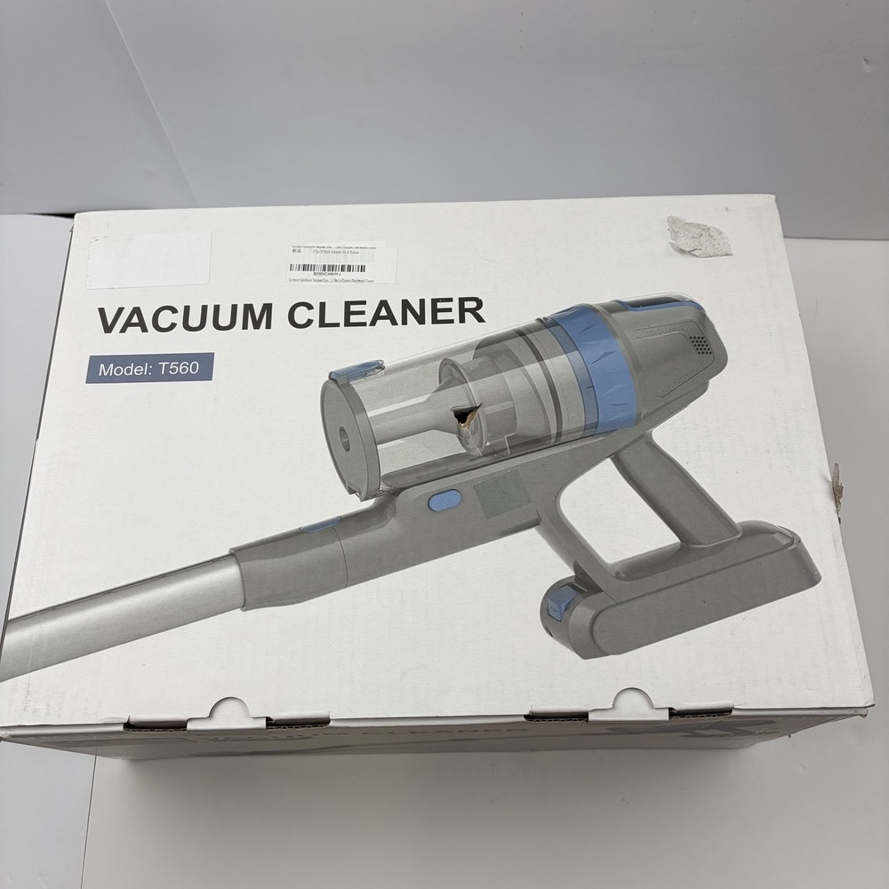 Girncor T560 Cordless Stick Vacuum Cleaner Bagless Multi Surface Gray New